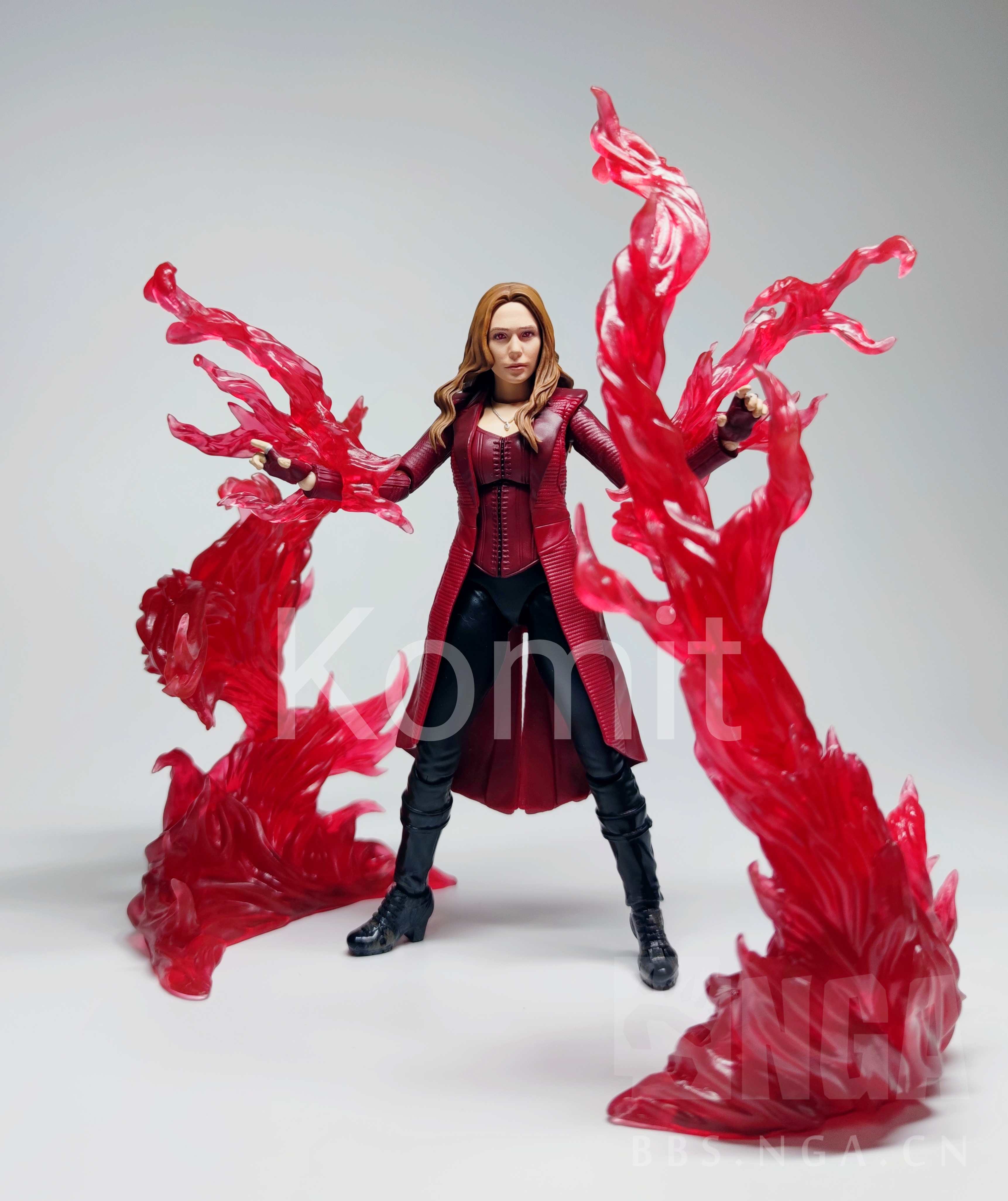 可动成品万代shf猩红女巫终局之战开箱分享编辑完成