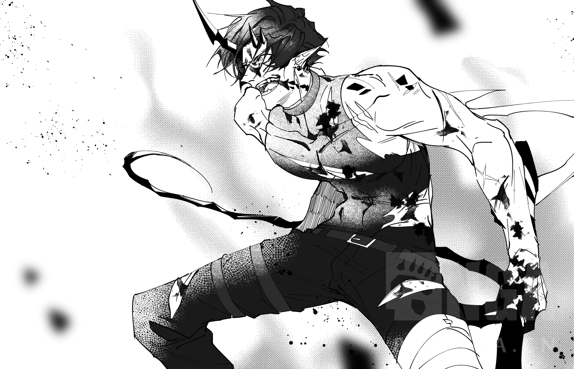 同人绘画摸的两张炎客