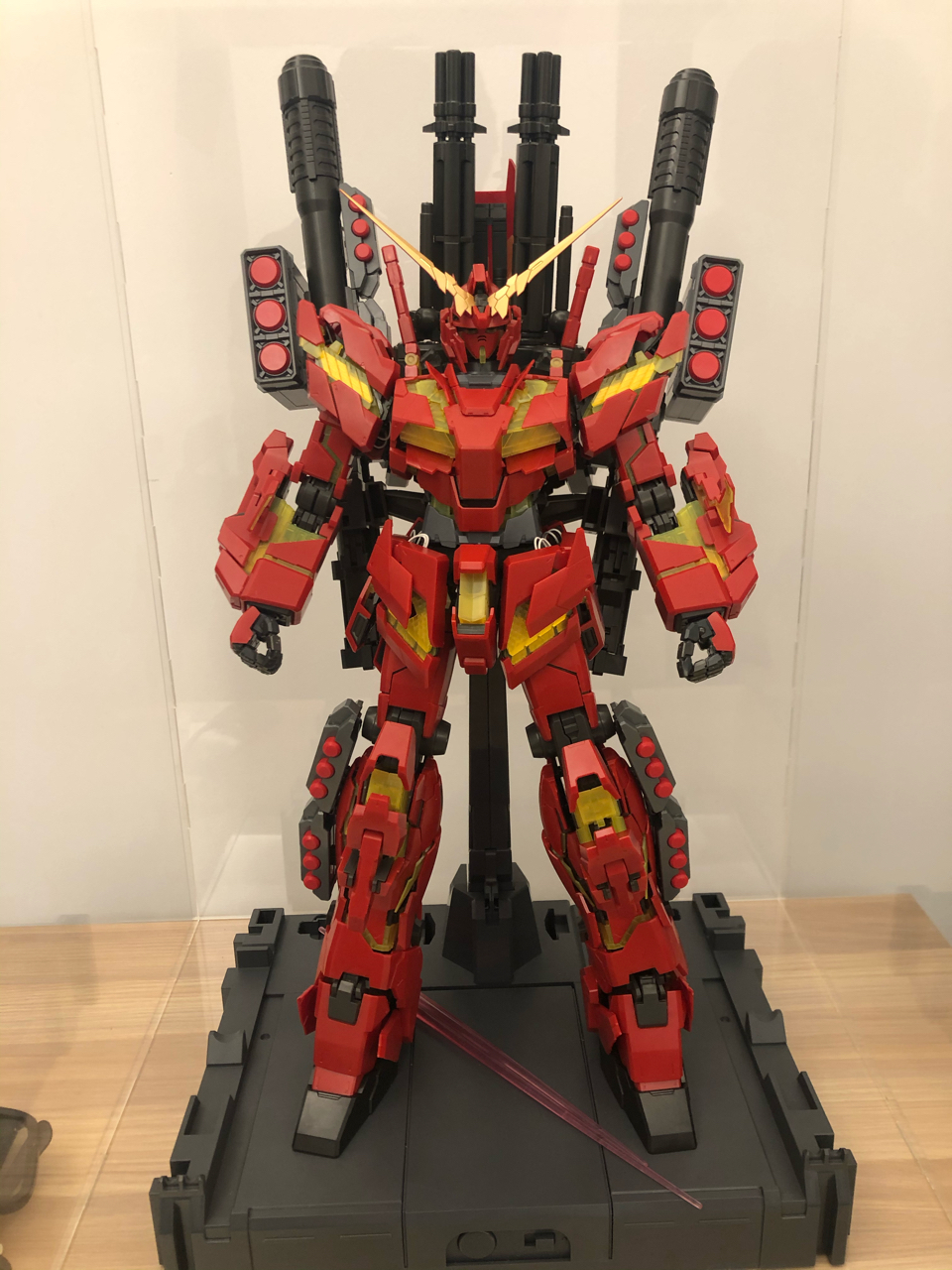 中国红独角兽以及透明件喷涂改色