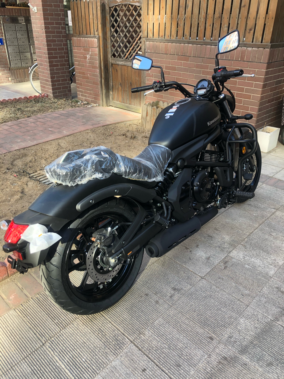 提车一个月了才想起来发个作业川崎小火神机车板块没权限发帖