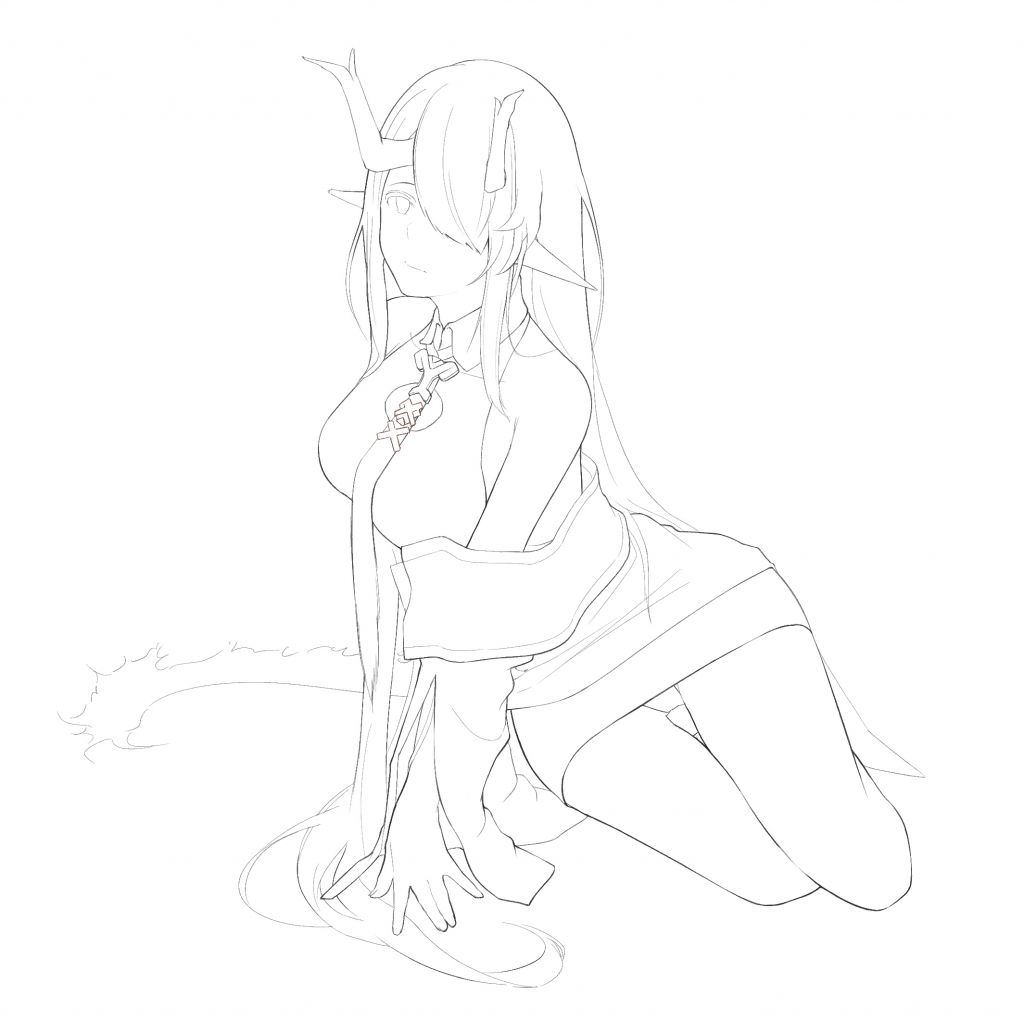 同人绘画r17一点点涩的夕画完啦