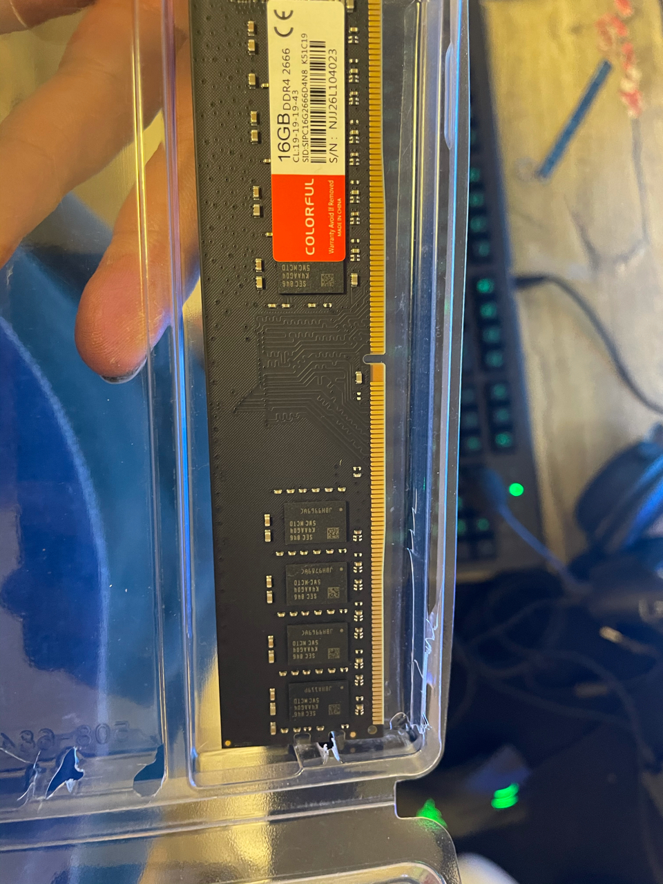 310包邮出个七彩虹16g内存条