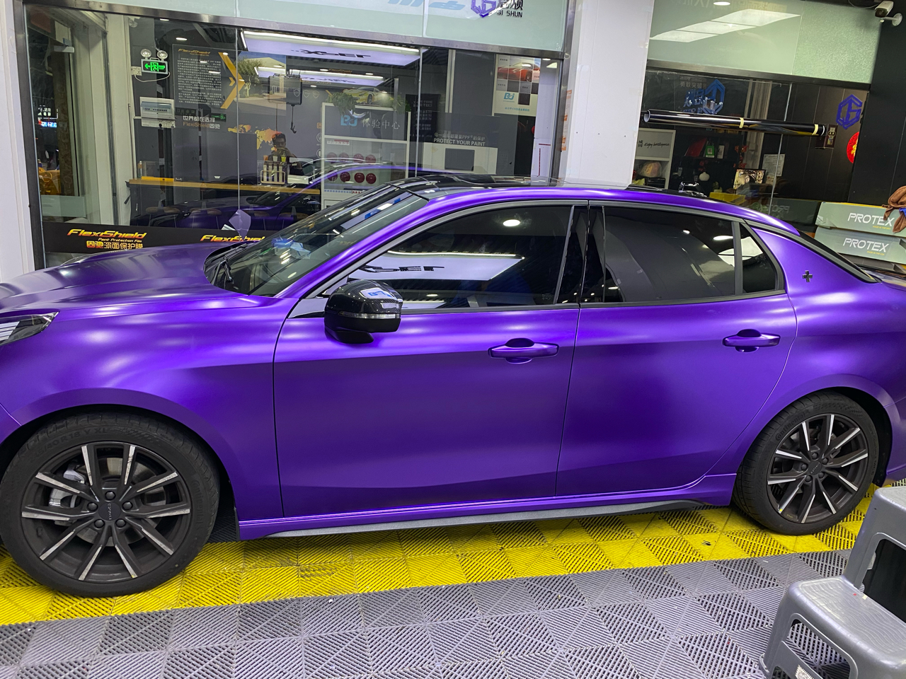 最后一步改色电光幽灵紫03