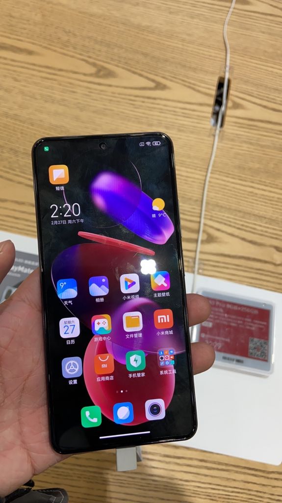 关于k40屏幕彩虹纹实机看了下