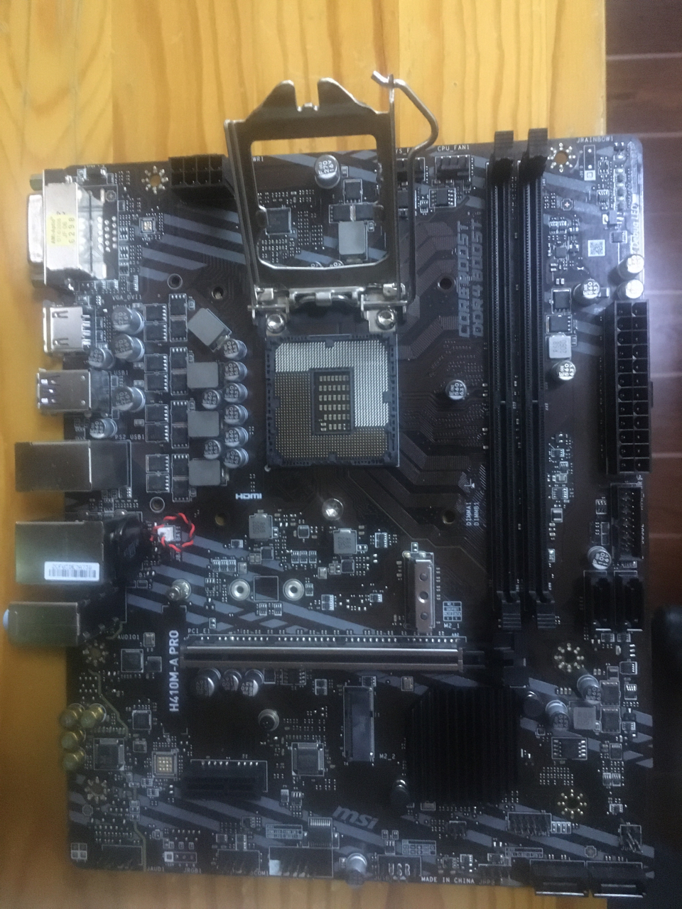 (已出)出售主板 微星h410m-a pro一块 360元