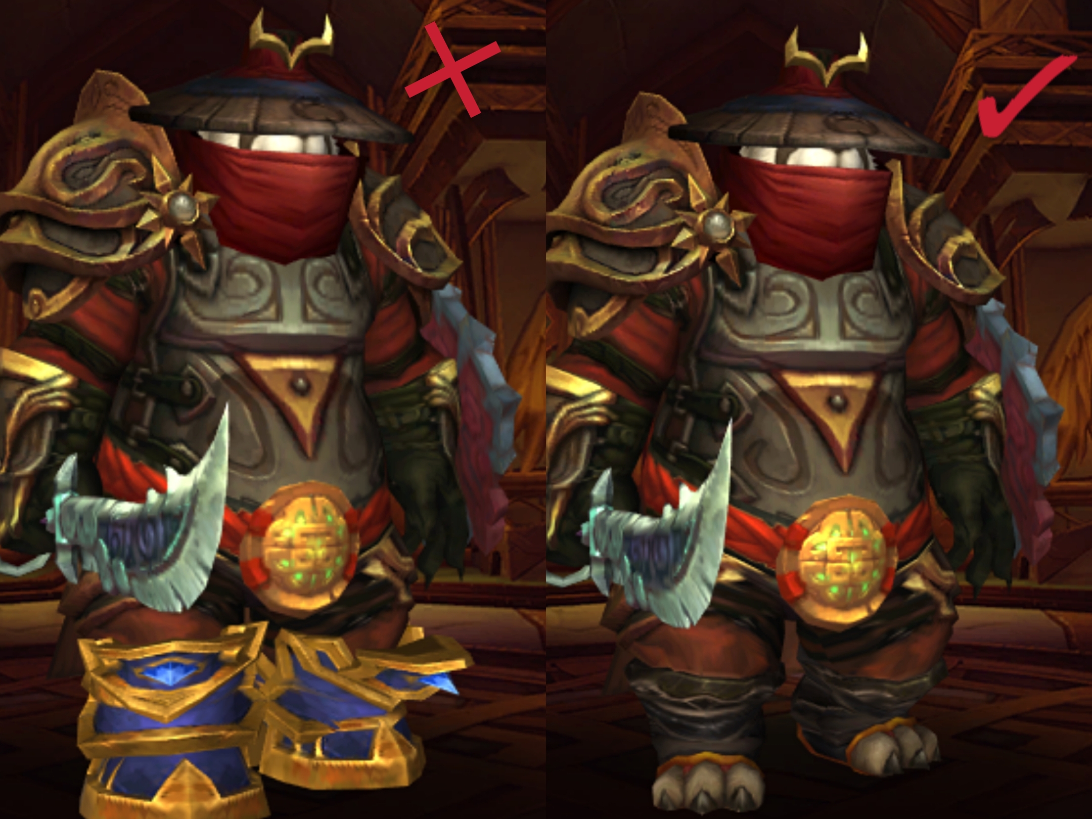 熊猫人影踪派三宗幻化系列20多图流量预警内含有不指北教程和其他幻化