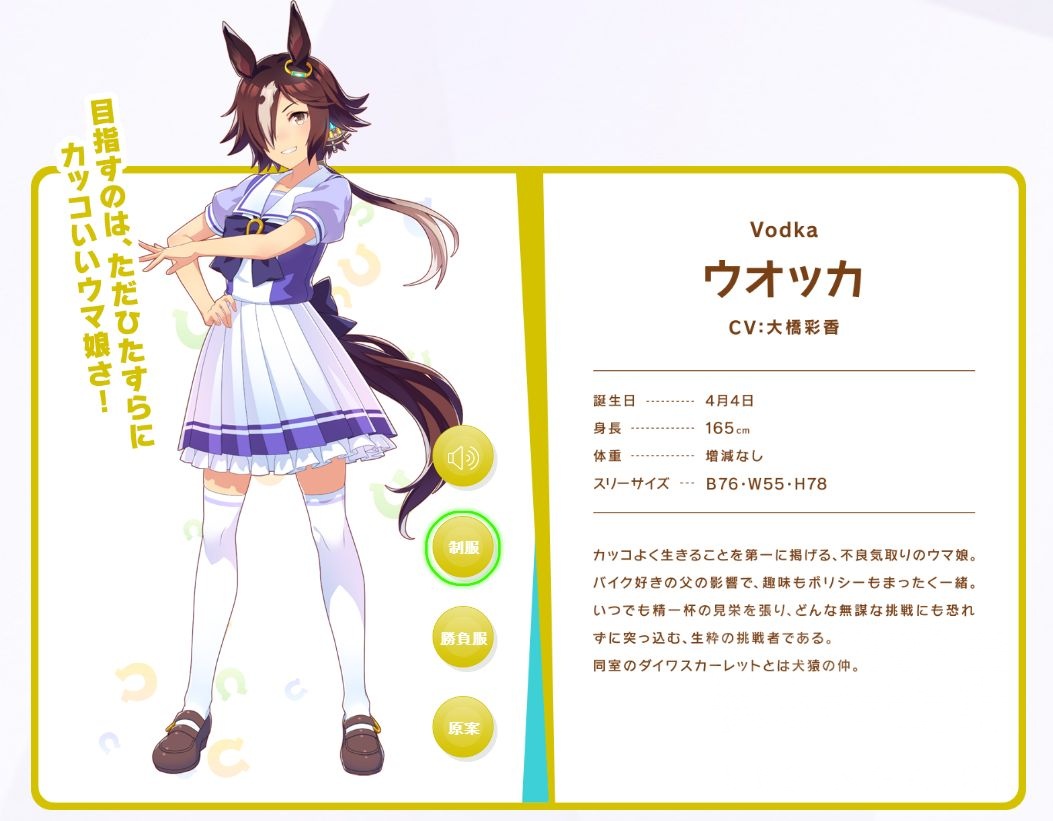 [闲聊杂谈] 赛马娘"二之名"收录贴(3月18日更新琵琶晨光)