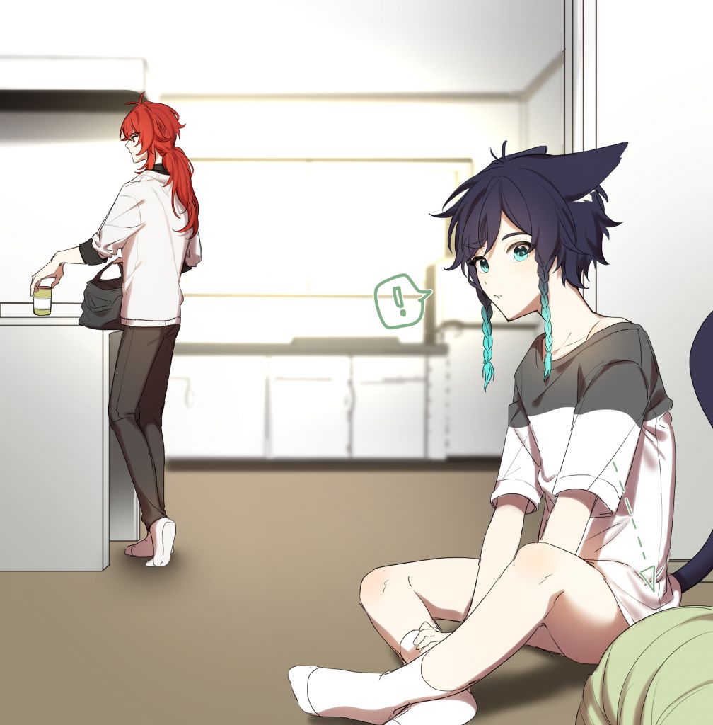 同人搬运迪卢克x温迪的cp组图迪卢克温迪腐向15