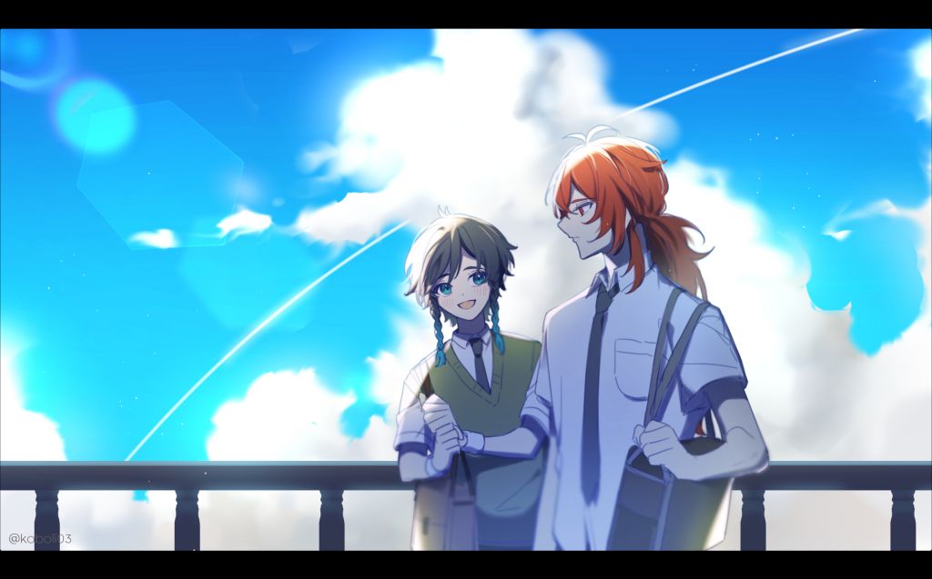 同人搬运迪卢克x温迪的cp组图迪卢克温迪腐向15