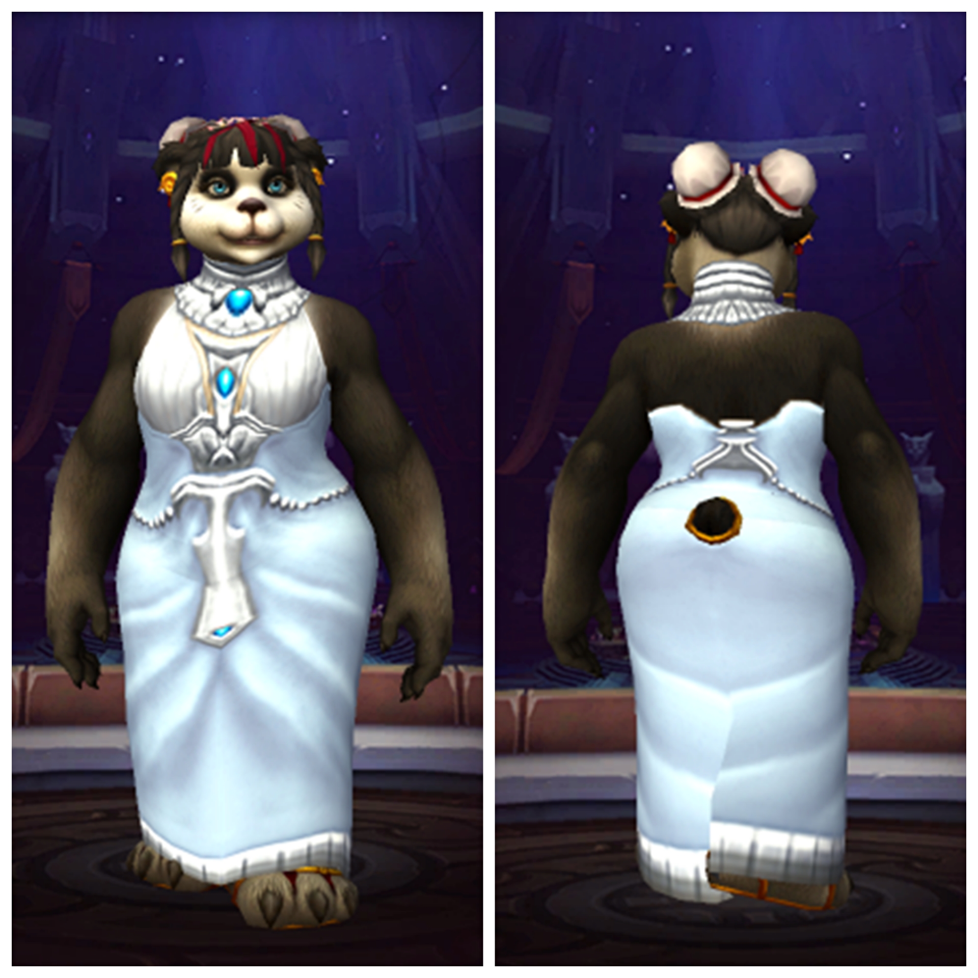 衣服布甲分享裁缝制作的好看的可幻化长袍