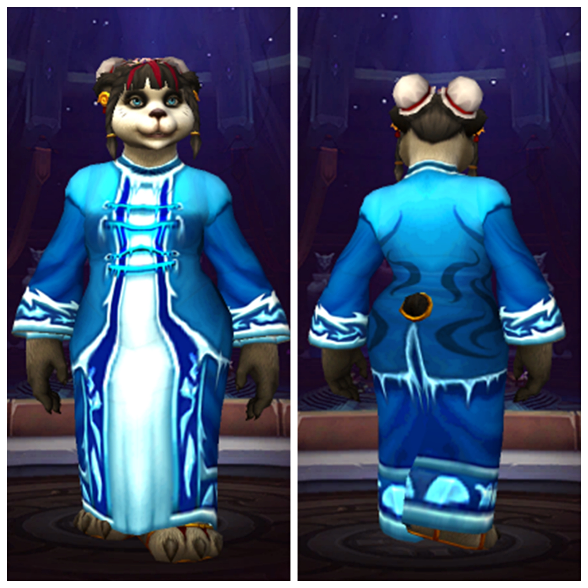 衣服布甲分享裁缝制作的好看的可幻化长袍