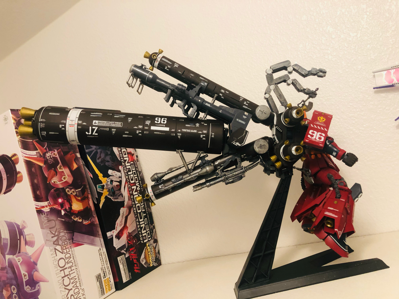 mg卡人棍扎古作完啦,贴纸恐惧症慎入.