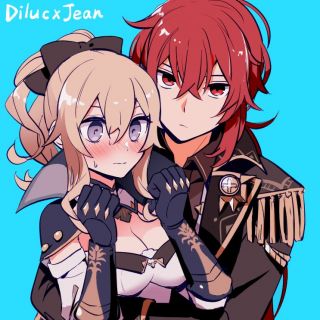 同人搬运请问有没有迪卢克x琴的图