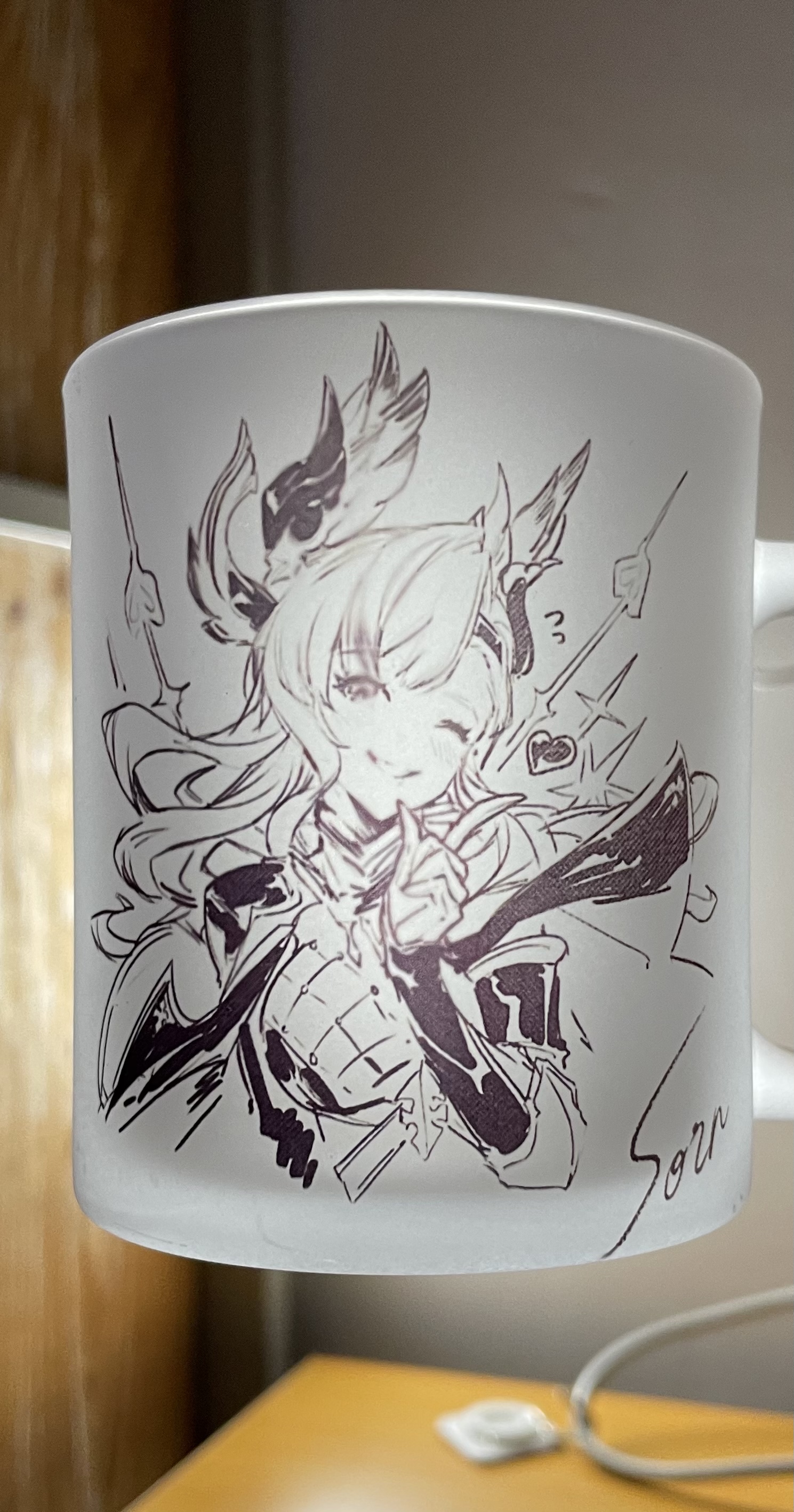 联动去年印鸽马克杯 给大家安利一下透明磨砂杯子