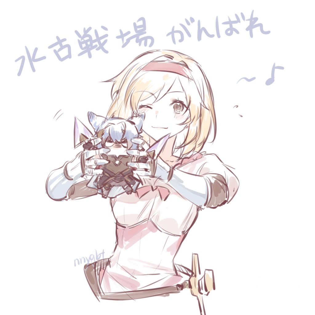 同人创作姬塔酱携四妹给大家拜水古战场加油了