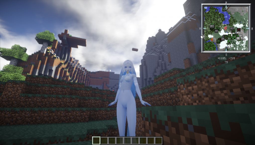 当sp雪女出现在minecraft
