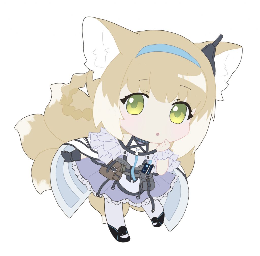 同人图画了只q版铃兰