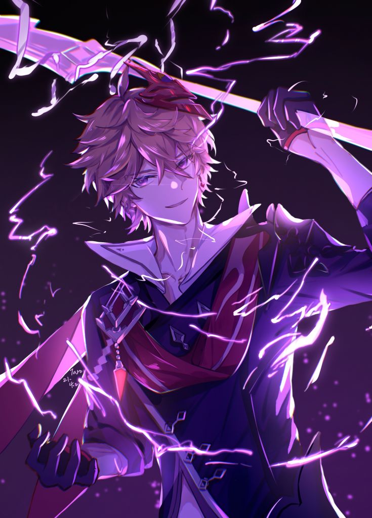 同人创作达达利亚邪眼解放