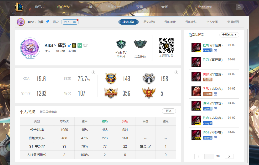 英雄联盟s4赛季什么时候开始|LOL世界十大毅力选手:最强629天不睡觉