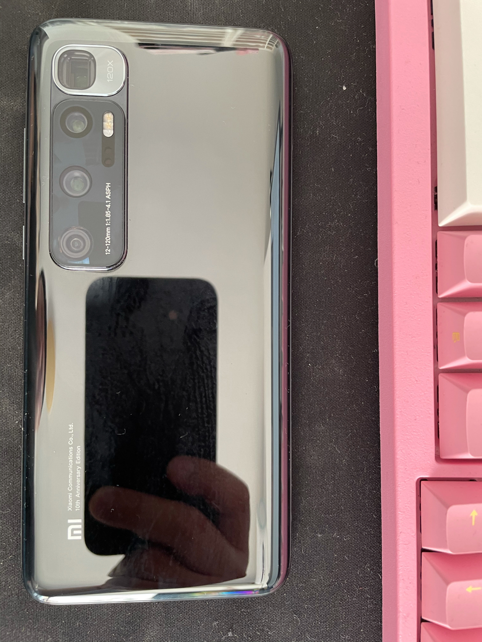 出一个小米10u 12 256 陶瓷黑