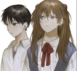 求一些明日香和真嗣的图