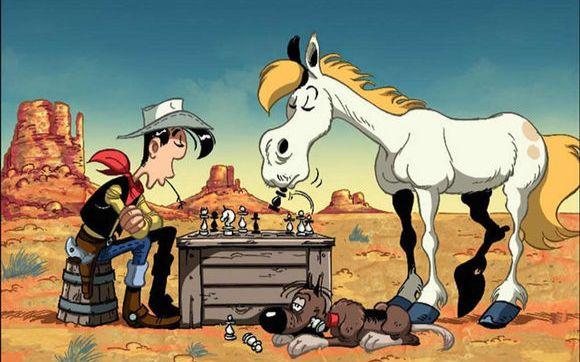 怀旧一波在我小时候一部挺好看的动画幸运的卢克不知道老哥们看过没