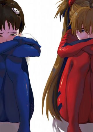 求一些明日香和真嗣的图