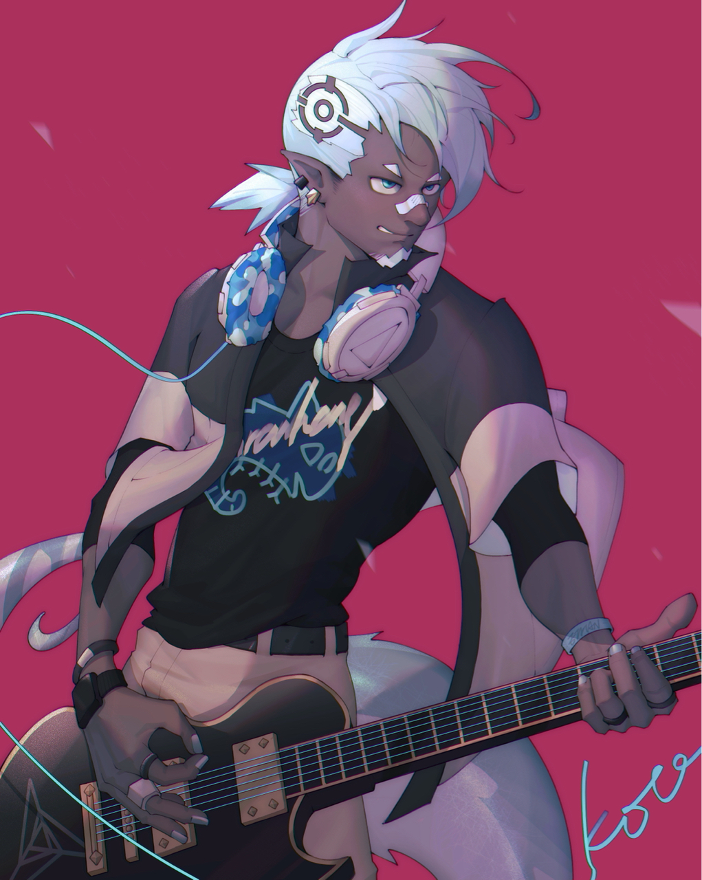 同人绘画大伊桑音律联觉ver