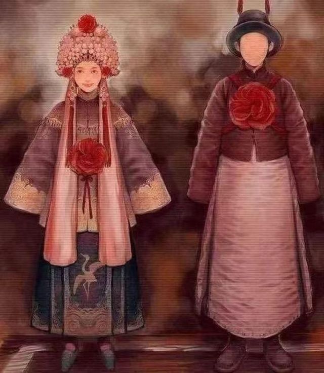 差不多这种,气氛再阴暗点  这是照着那张冥婚照片的吧[s:ac:汗]