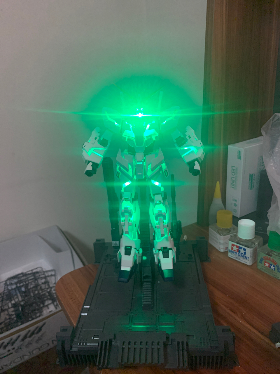 问答咨询关于mgex独角兽灯组