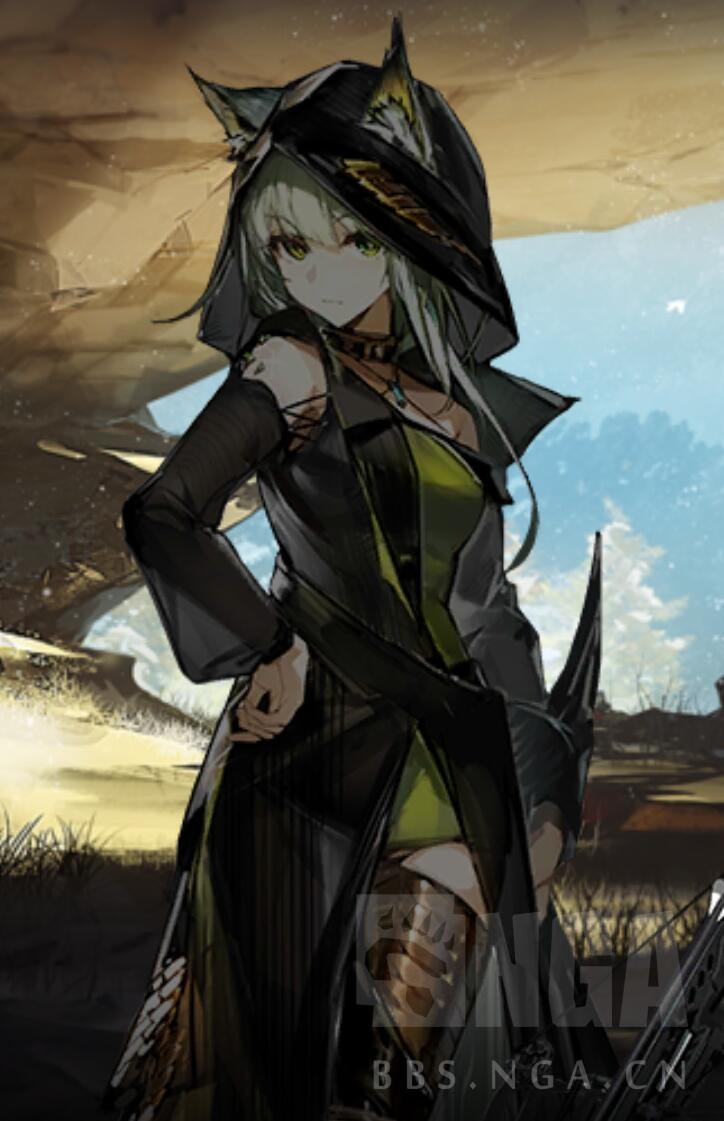 凯尔希的立绘看起来好出戏