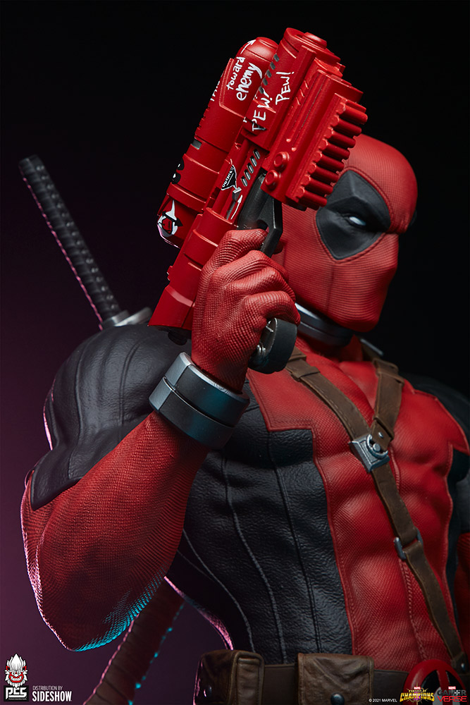 [新闻资讯] side show x pcs present:marvel 死侍 deadpool 1/3雕像