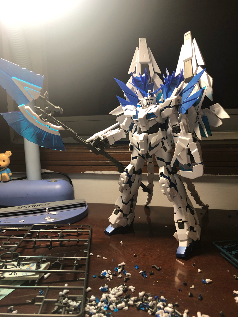 拼装mg完美独角兽帅是真的帅松也是真的松