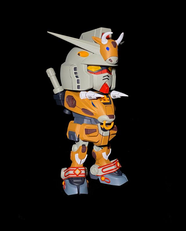 nga无良测评组万代南梦宫大河原邦男牛年限定十二生肖丑牛高达测评已