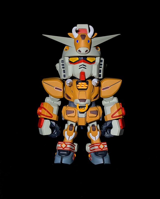 nga无良测评组万代南梦宫大河原邦男牛年限定十二生肖丑牛高达测评已