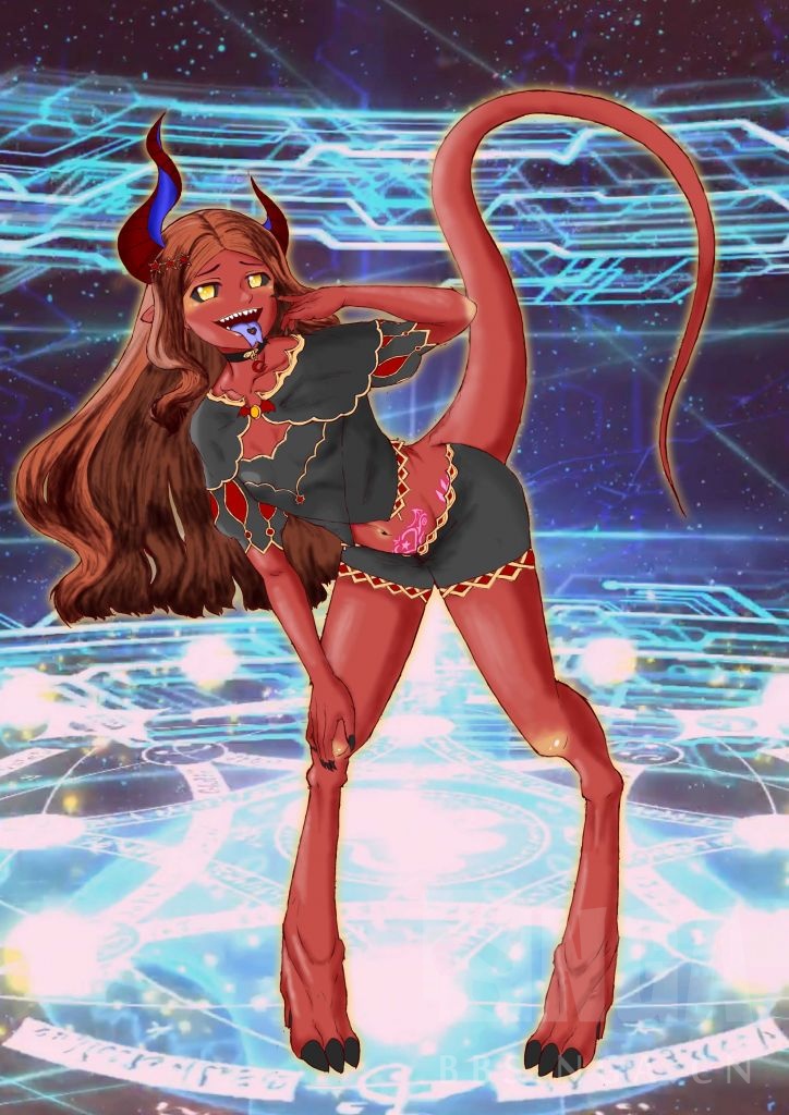 [艺术审美e-][或惊悚] 终于把一年前做梦梦到的恶魔达芬奇好好画出来