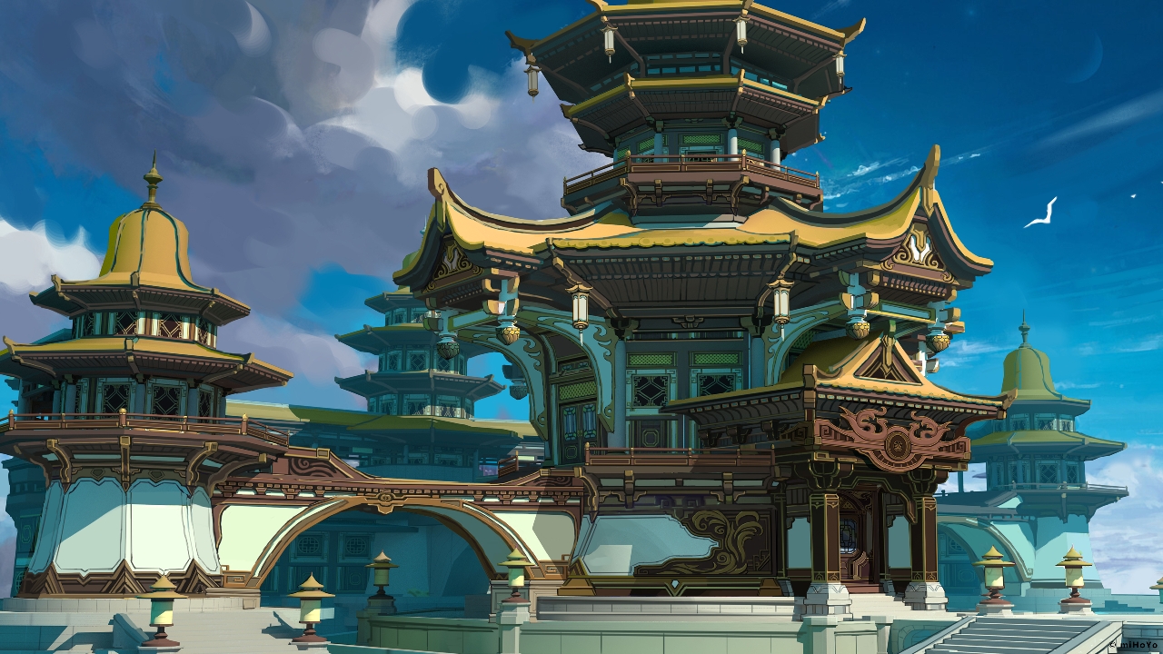 [闲聊杂谈][多图警告]翻出来几张当年璃月的概念图