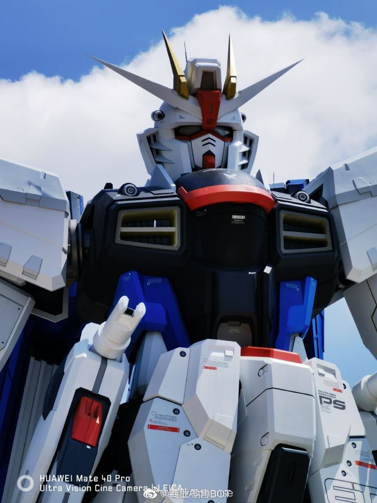 11自由高达实物大高达落成扎沪特成立