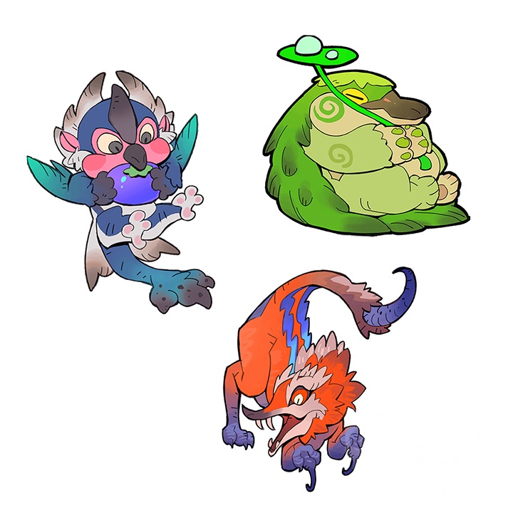 图一乐画了点q版龙图更新中