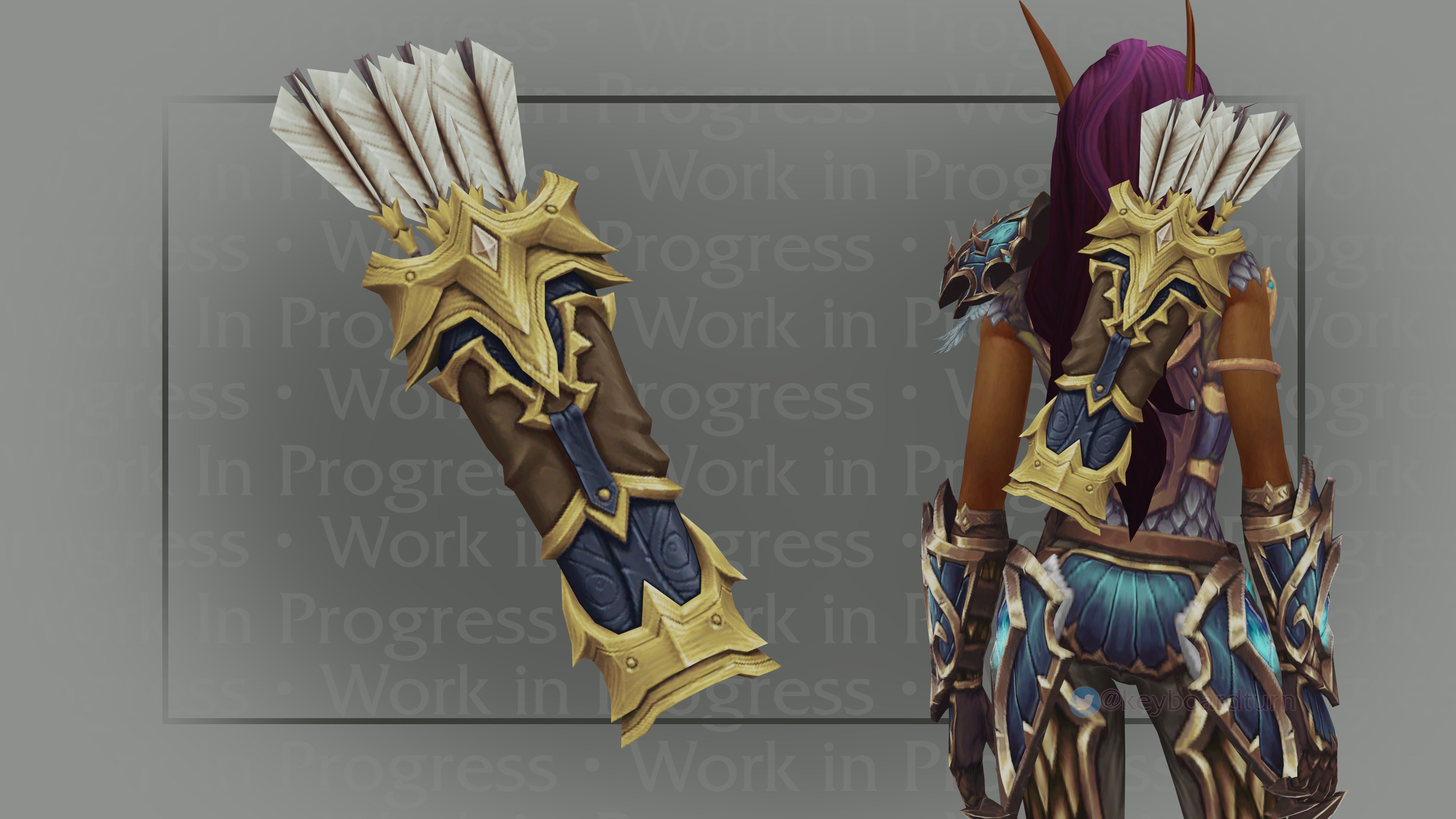 ptr疑似的女王箭袋模型