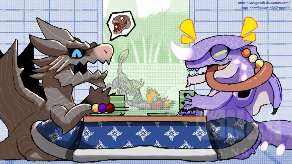 说个炎王龙和怨虎龙之间的趣事