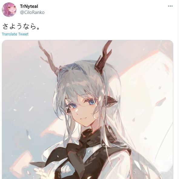 [搬运] 永别了 (by trnyteal)