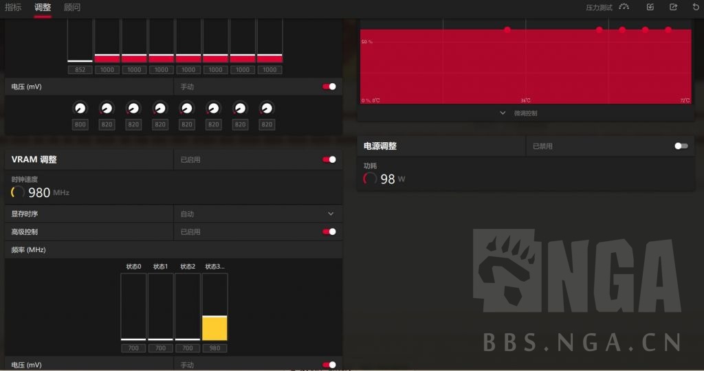 挖矿求助vega56怎么设置算力都只有45左右求大佬指导