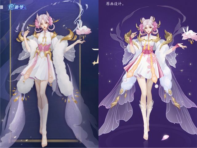 王者荣耀 王者杂谈 小妲己的专用合集 嫦娥源梦新皮肤[嫦娥-拒霜思]