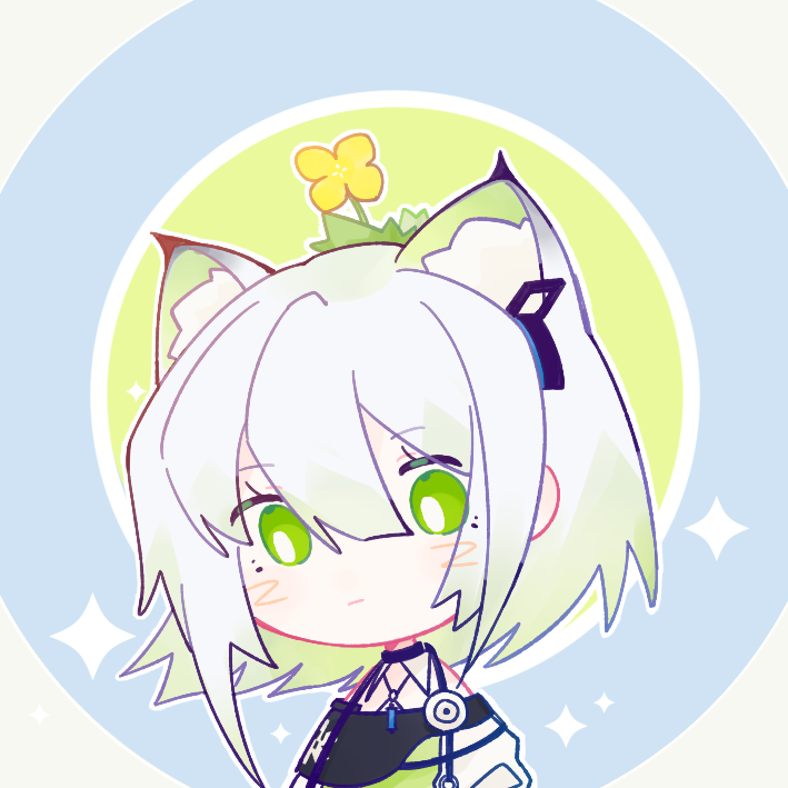 同人绘画凯尔希老老漂亮老漂亮的美少女戴小黄花jpg