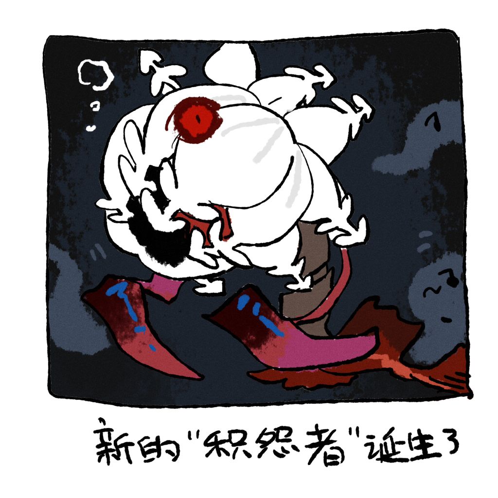 同人绘画奇怪的联想增加了一个萨卡兹积怨者走向海里