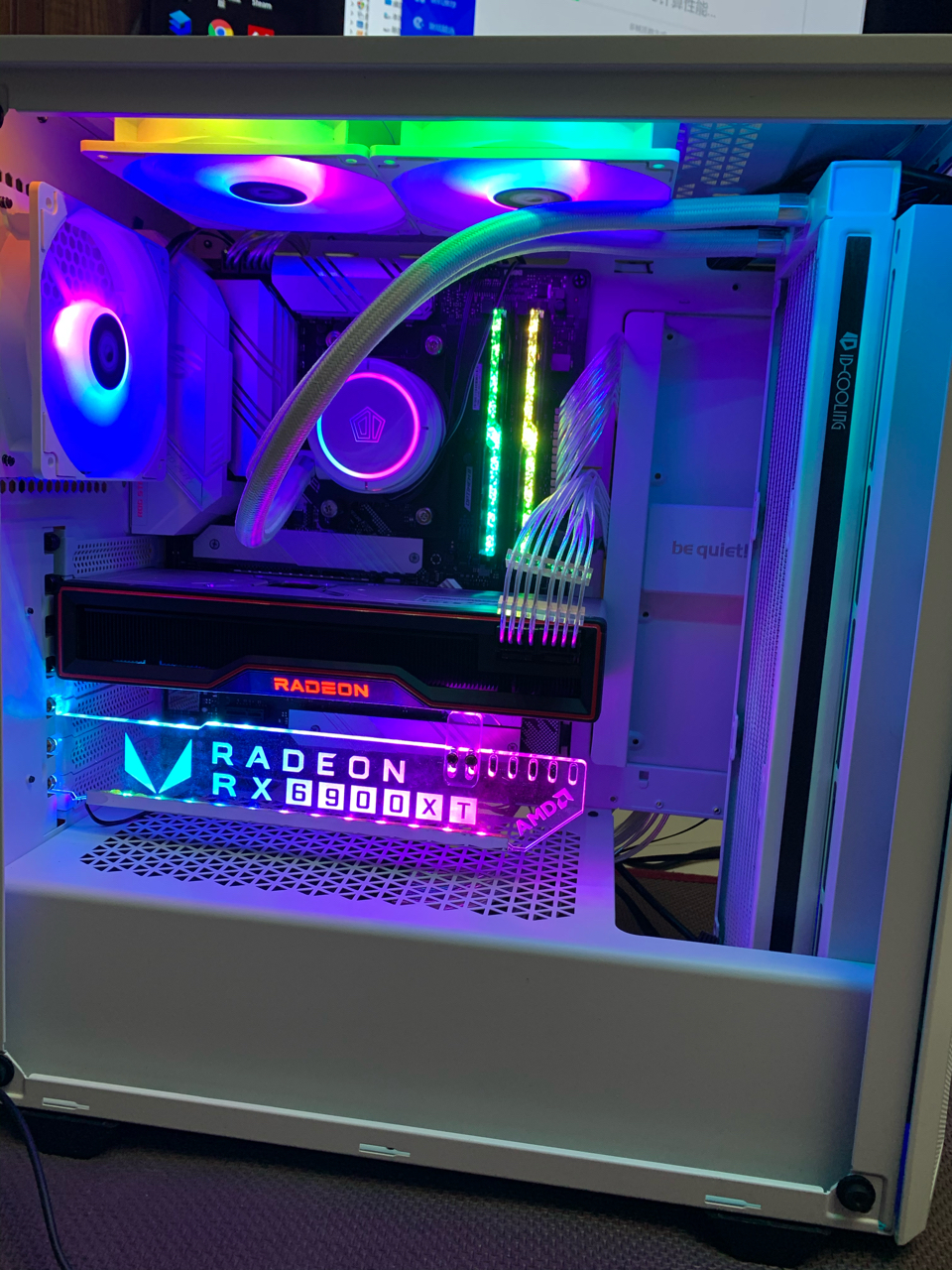 出个5800x 6800xt花嫁全新刚装完的主机