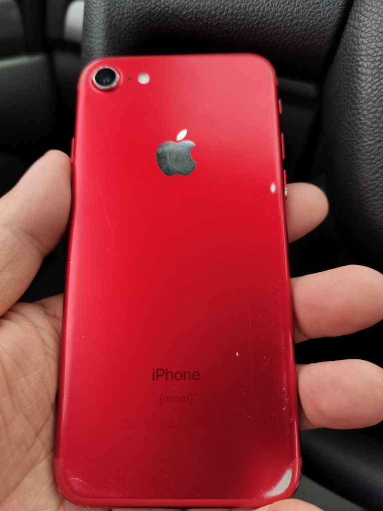 试出红色iphone7128g明盘