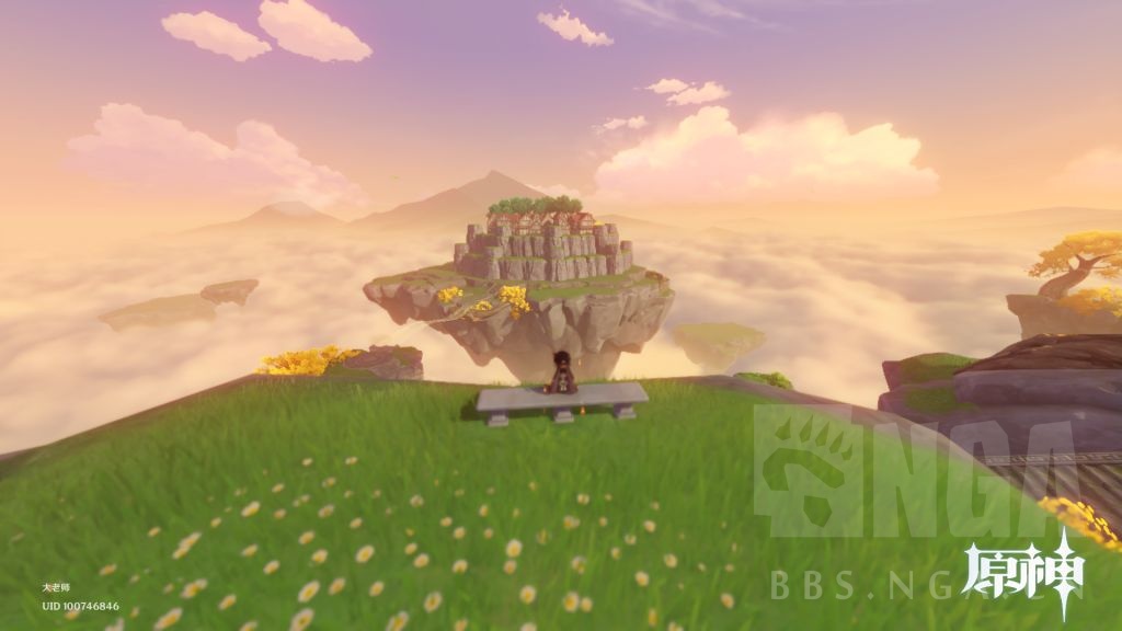 手机 网页游戏综合讨论 原神 玉扉尘歌 [尘歌壶] 尝试建了个天空之城