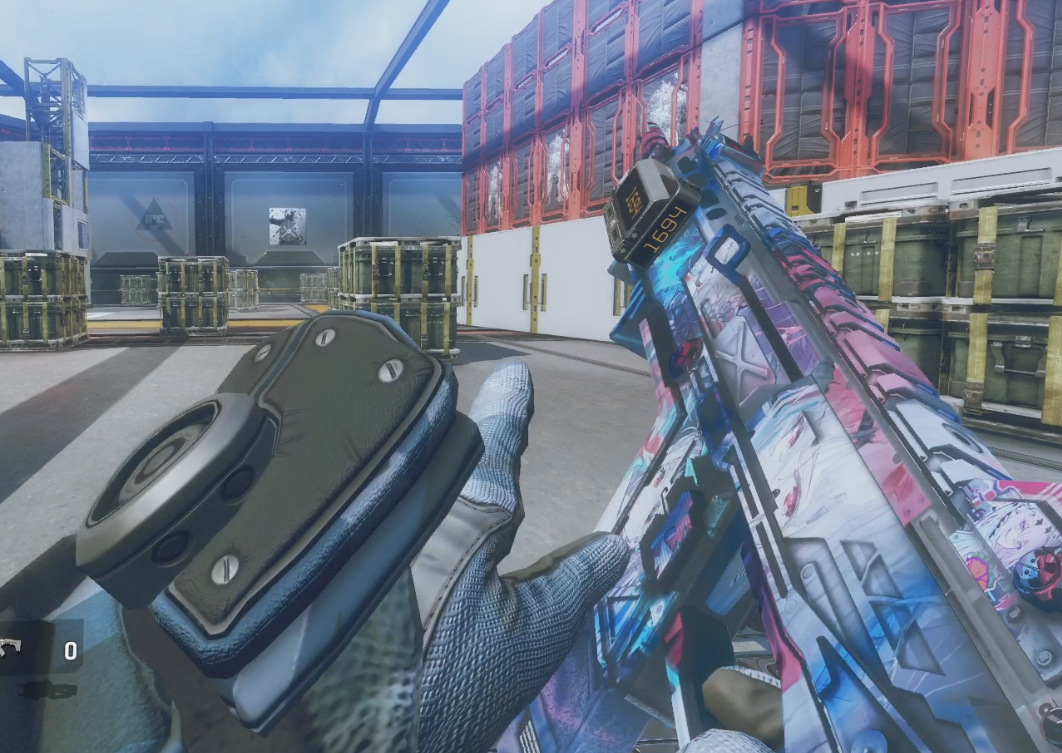 瞎氵在泰坦陨落2给红蒂做了个动态痛枪皮肤双倍的快乐把live2d放上去